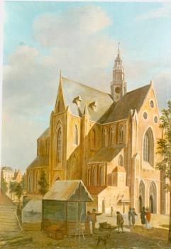 Bartholomeus Johannes Van Hove : St. Bavokerk in Haarlem